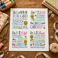 Uplifting Scripture Fabric Panels