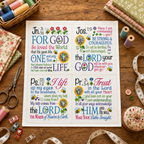 Uplifting Scripture Fabric Panels
