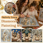 Nativity Scene Diamond Painting Kit | Jesus Christ Christmas Faith Art Decor