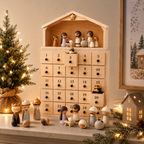 Nativity Advent Calendar 2026 – 24-Day Christmas Countdown with Nativity Figures