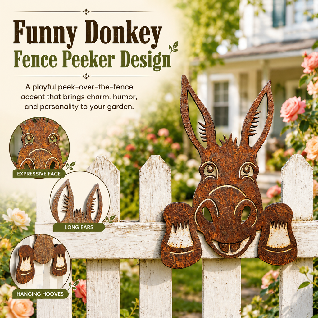 Rustic Donkey Decor