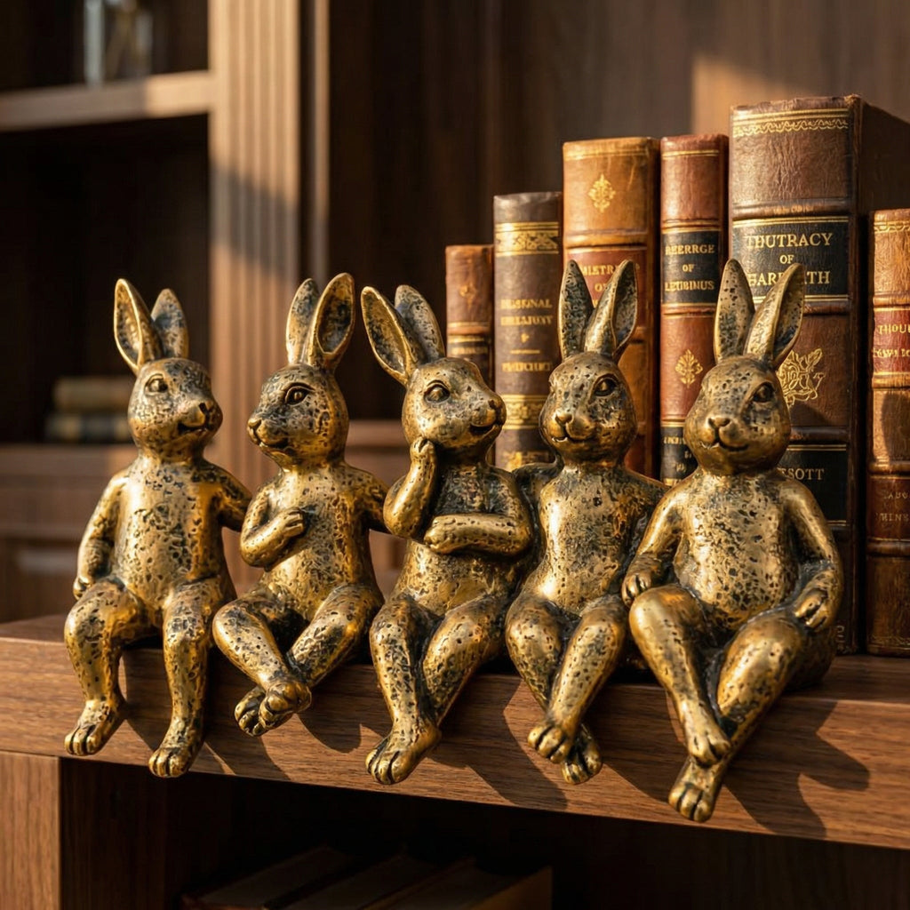 The Five Bunny Brothers Figurine Set
