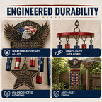 250 Years of Freedom Commemorate Wind Chime