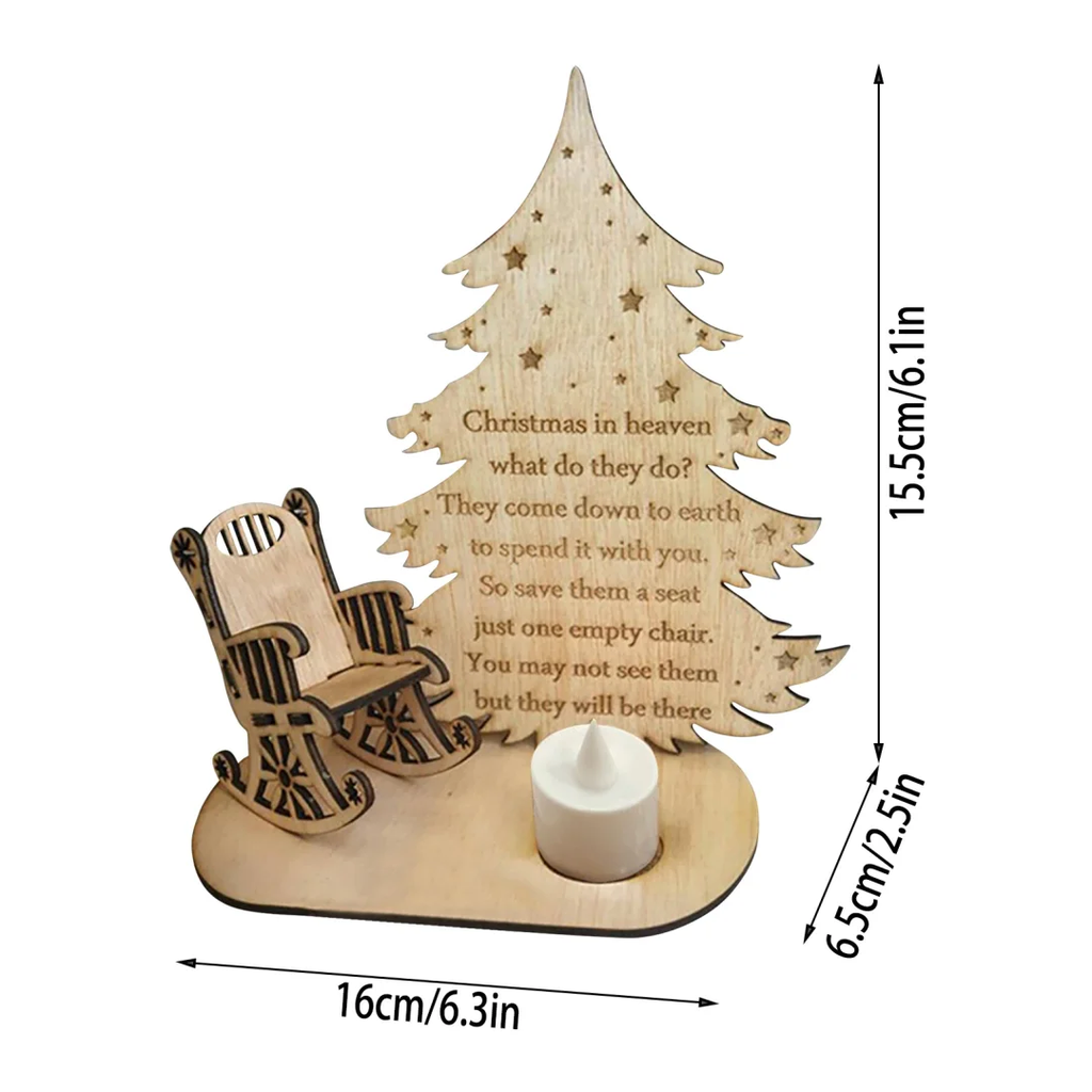🎄Christmas Candle Memorial Display to Remember Loved Ones ,Electronic candles