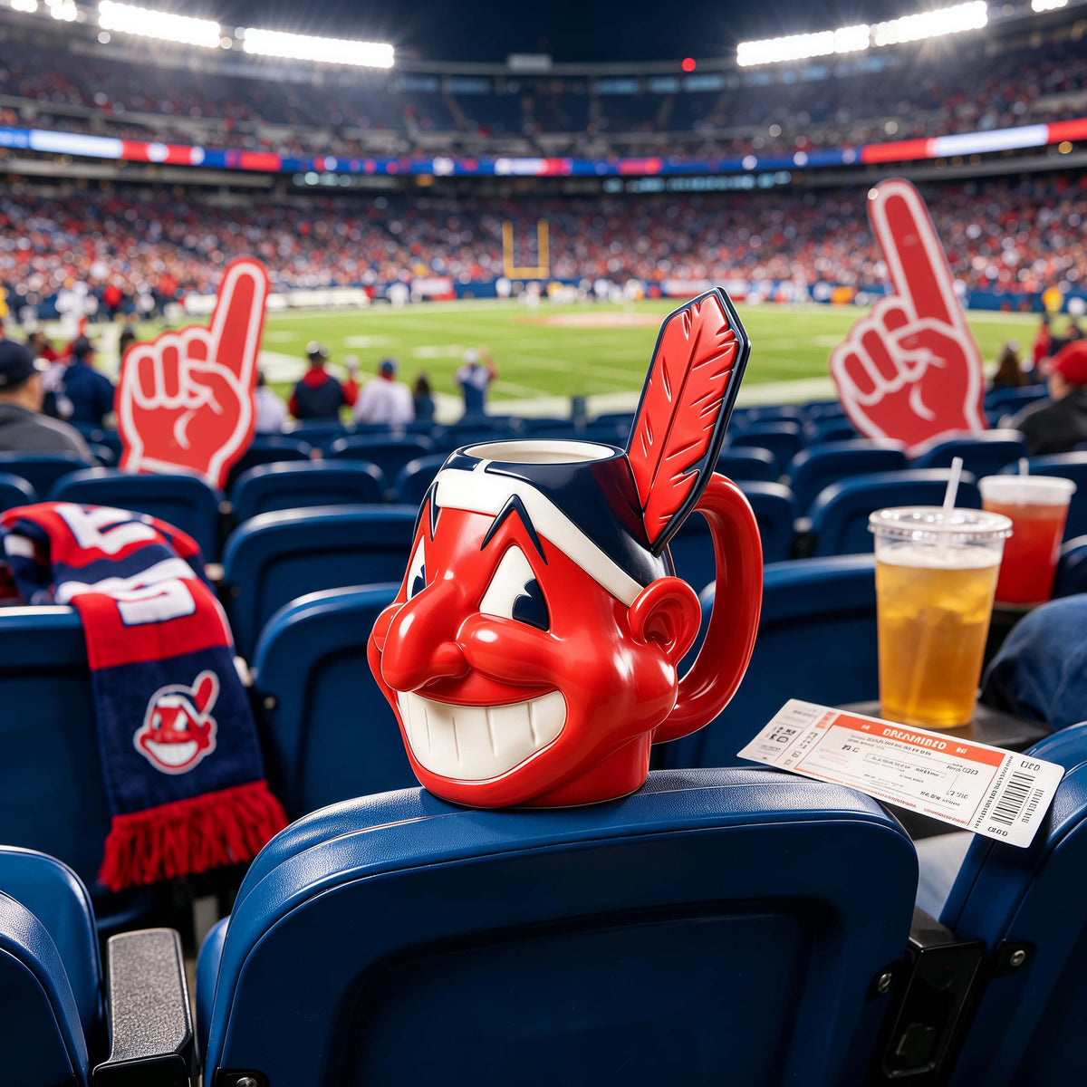 Let's Go Tribe! 125th Anniversary Chief Wahoo Mug