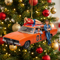 Dukes of Hazzard Christmas Ornament