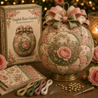 🌿 Garden & Birds Patchwork Ornament DIY Kit