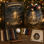 🎄 Beloved Christmas Hymns DIY Fabric Ornament Kit
