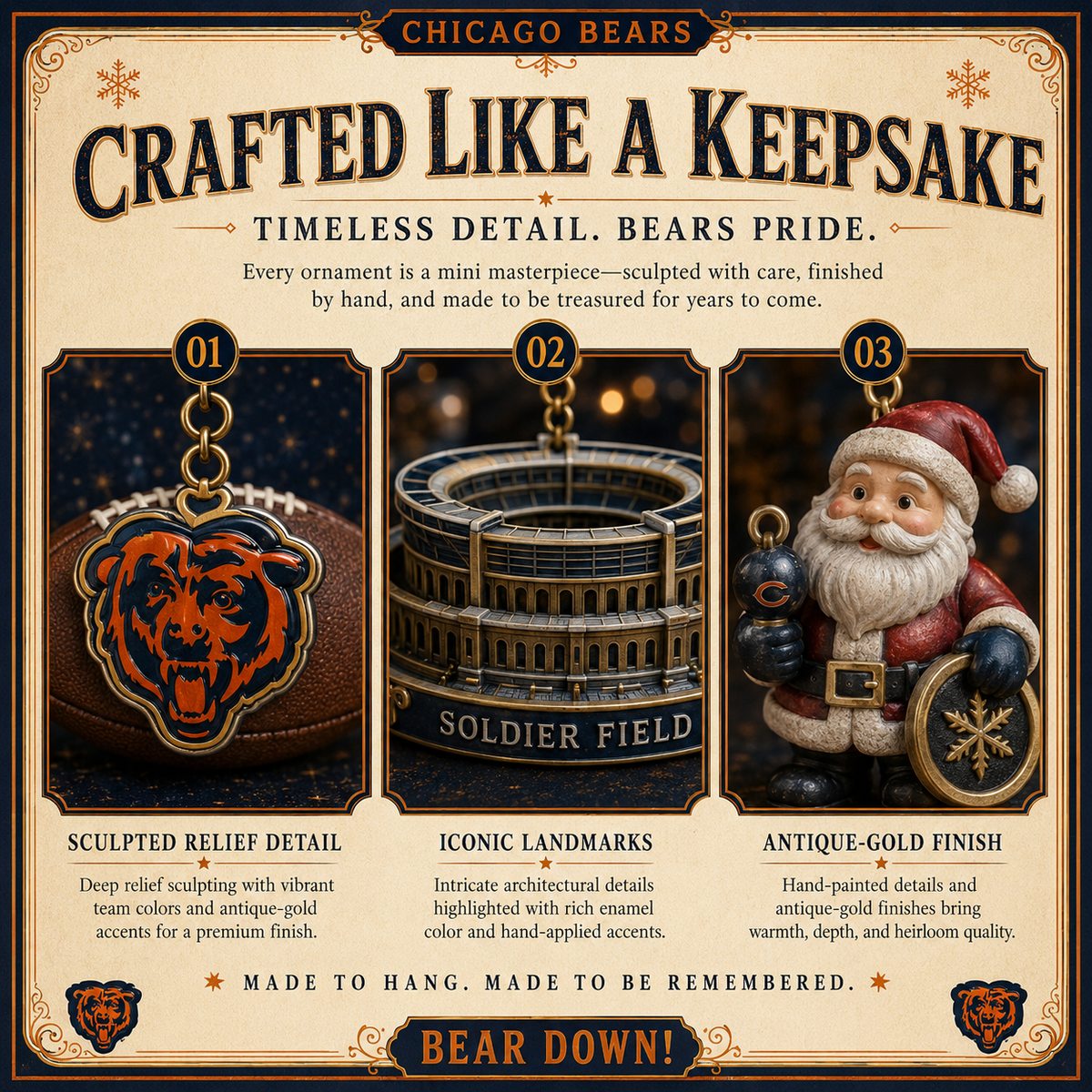 🎄 Bear Down! Football Christmas Advent Calendar