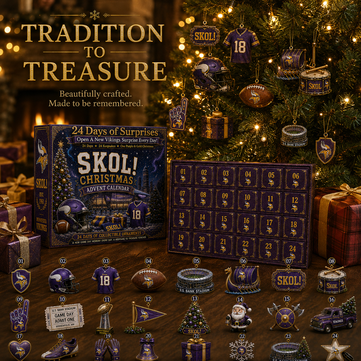 🎄 SKOL! Football Christmas Advent Calendar