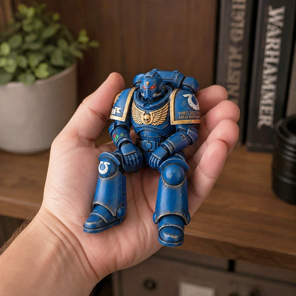 40th Anniversary 1987-2027 Space Marine Shelf Sitter Figurine