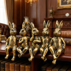 The Five Bunny Brothers Figurine Set