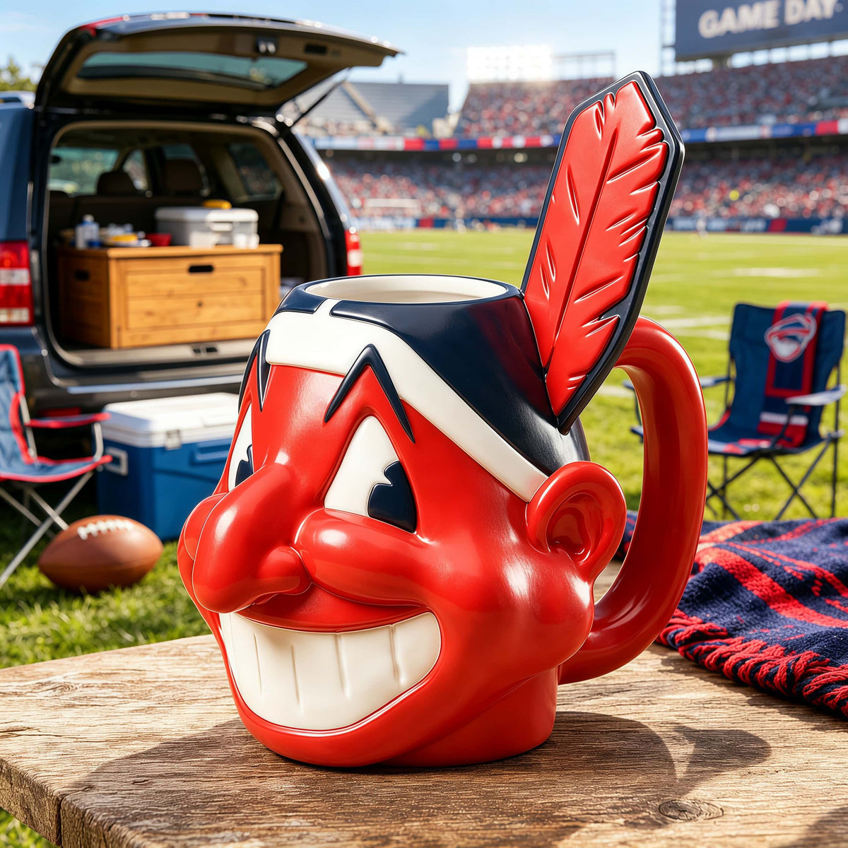 Let's Go Tribe! 125th Anniversary Chief Wahoo Mug