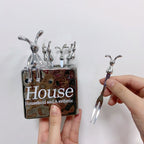 Creative Water Ripple Rabbit Fruit Fork Set