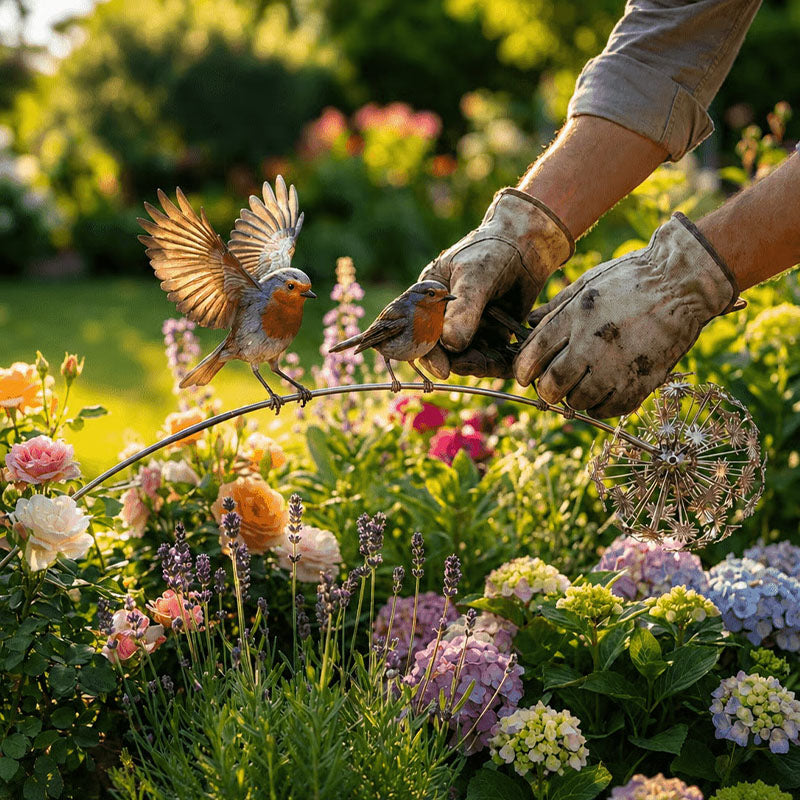 🔥Hot-selling Garden Decorations🔥Robin Garden Stake