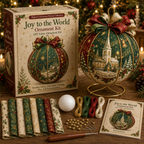 🎄 Beloved Christmas Hymns DIY Fabric Ornament Kit