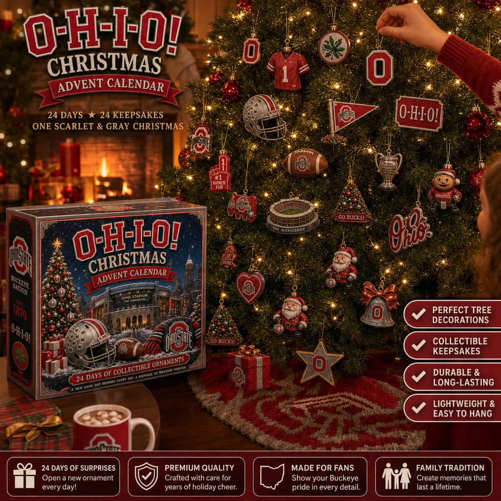 🎄 O-H-I-O! Football Christmas Advent Calendar