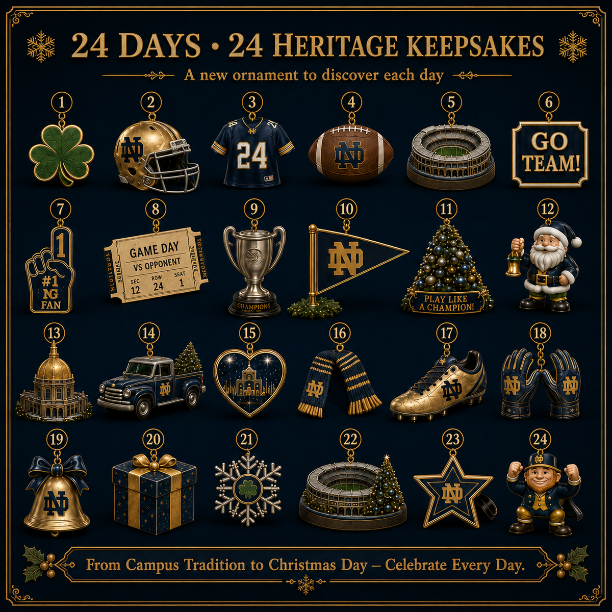 🎄 Play Like a Champion! Football Christmas Advent Calendar