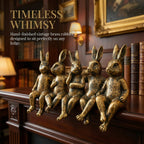 The Five Bunny Brothers Figurine Set