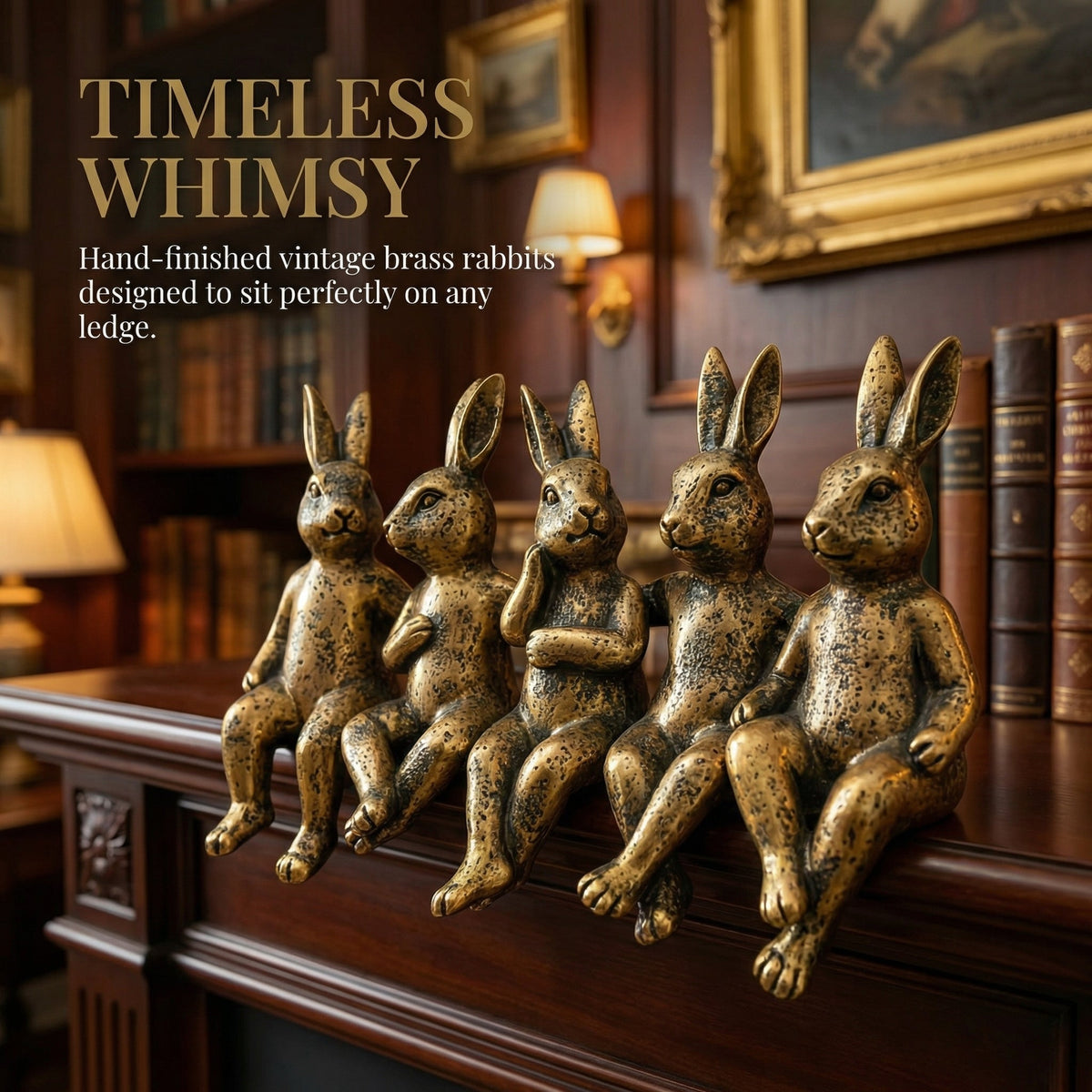 The Five Bunny Brothers Figurine Set