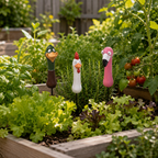 🌿 Funny Peeking Bird Garden Stakes – 3-Piece Whimsical Yard Decor