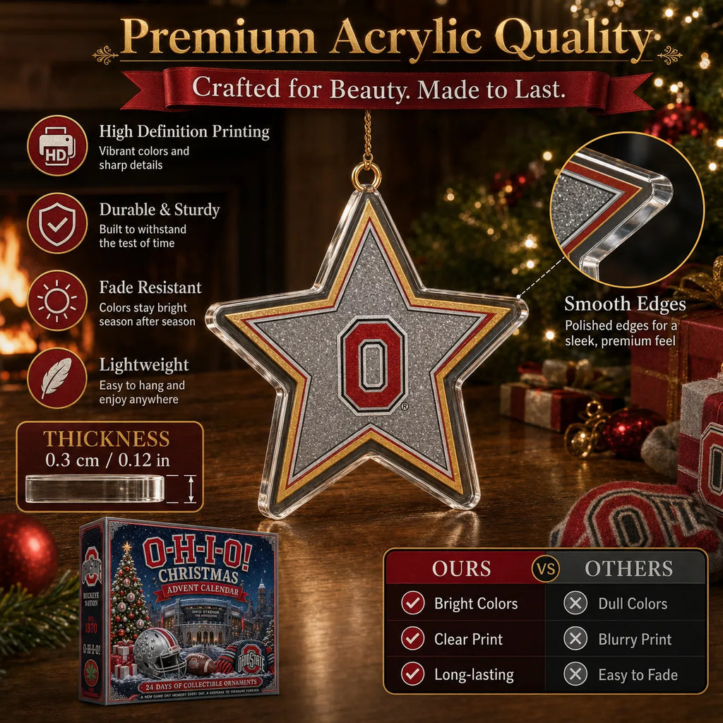 🎄 O-H-I-O! Football Christmas Advent Calendar