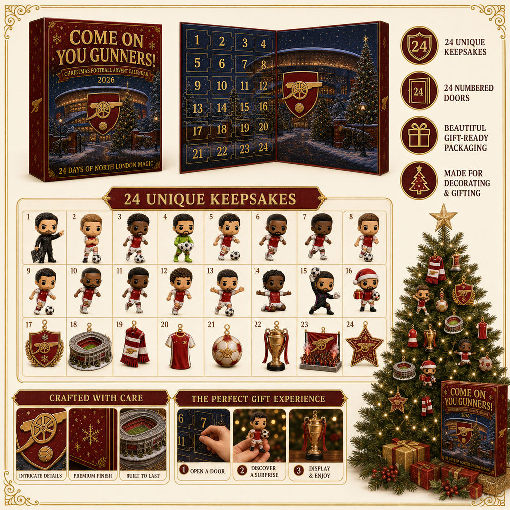 🎄 Come On You Gunners! Football Christmas Advent Calendar