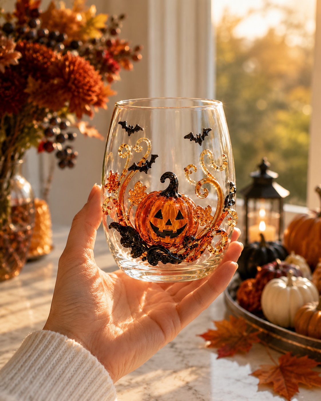 3D Halloween Glassware Collection | Spooky Designs, Festive Sips & Cozy Fall Moments