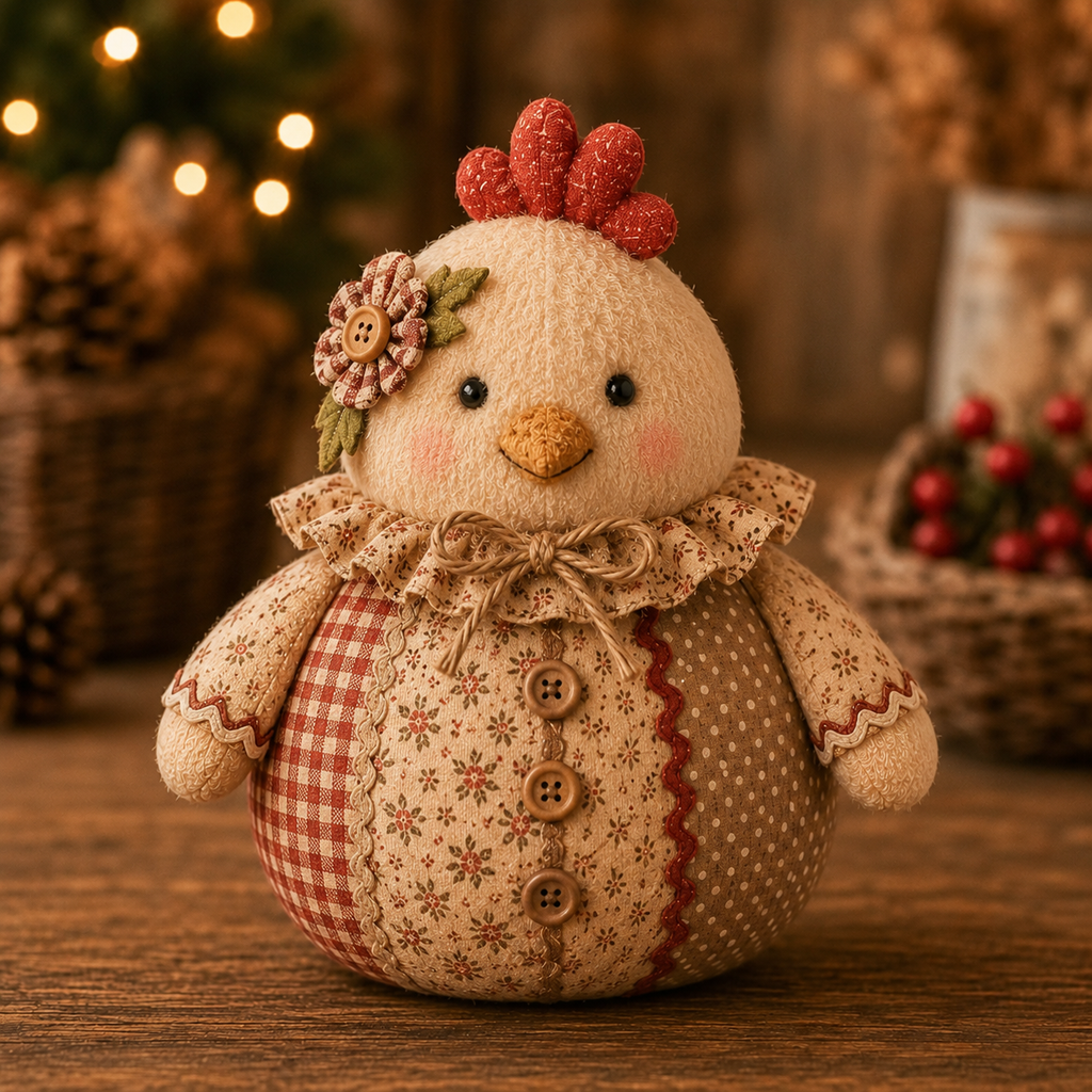 🐑 Farm Animals Fabric Doll DIY Kit
