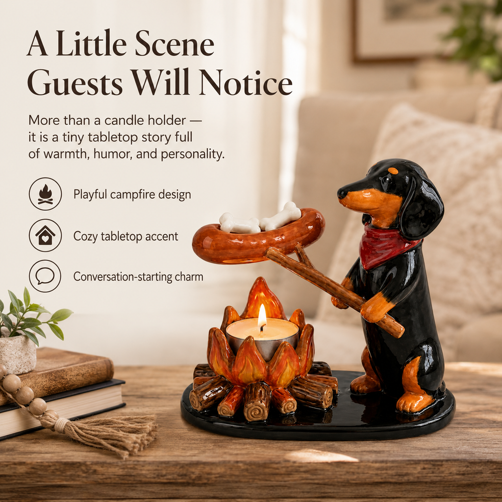 Campfire Animal Tealight Holder