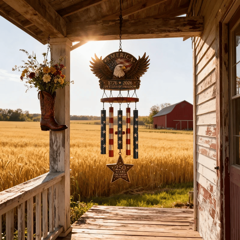 250 Years of Freedom Commemorate Wind Chime