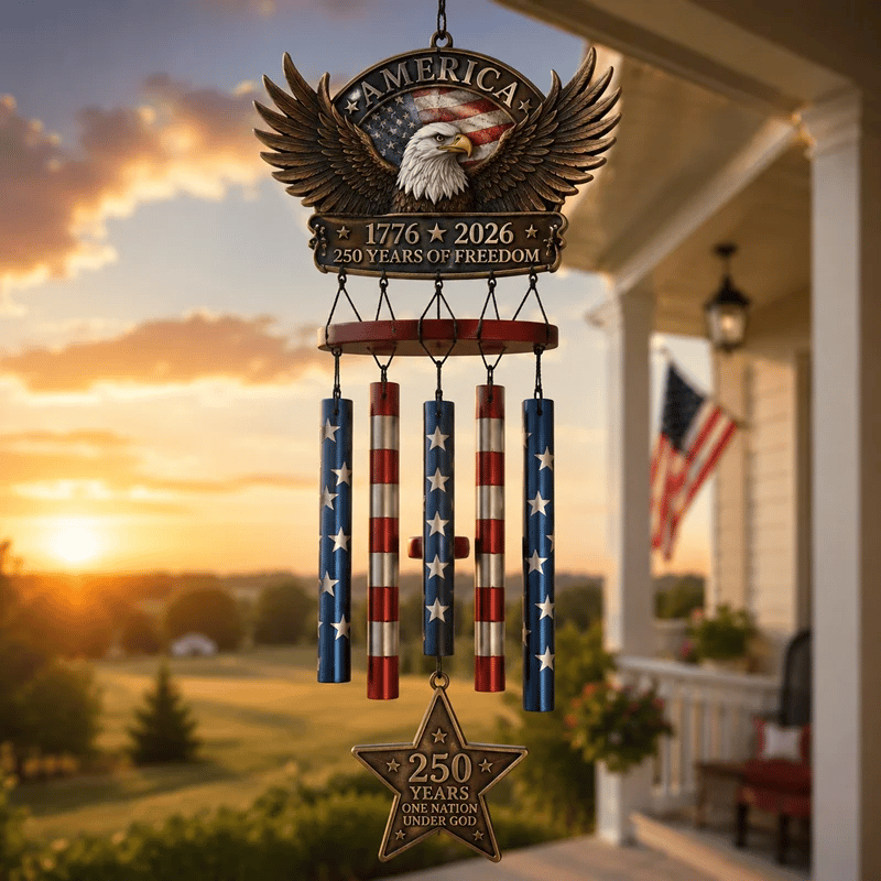 250 Years of Freedom Commemorate Wind Chime
