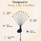 💥BUY 1 GET 1 FREE (2 PCS)🔥 Solar Firefly Garden Stake Lights
