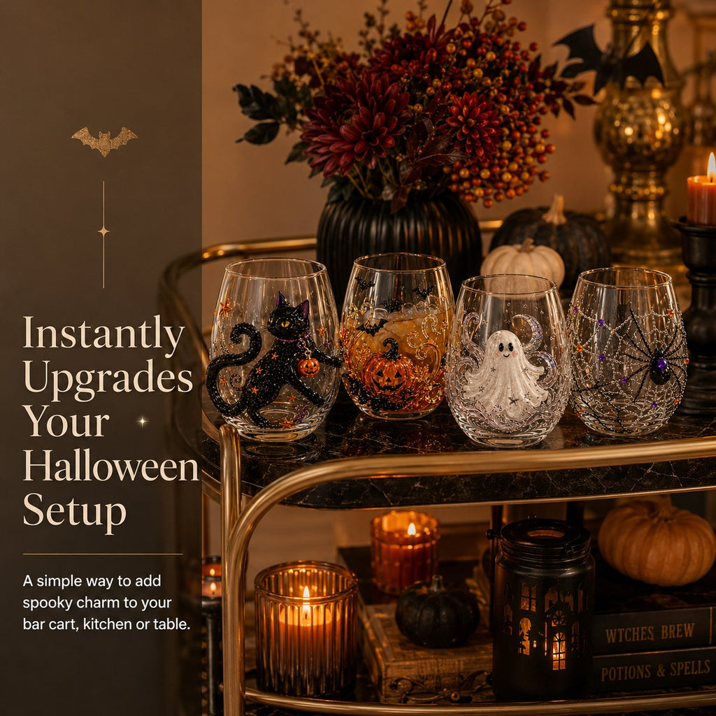 3D Halloween Glassware Collection | Spooky Designs, Festive Sips & Cozy Fall Moments