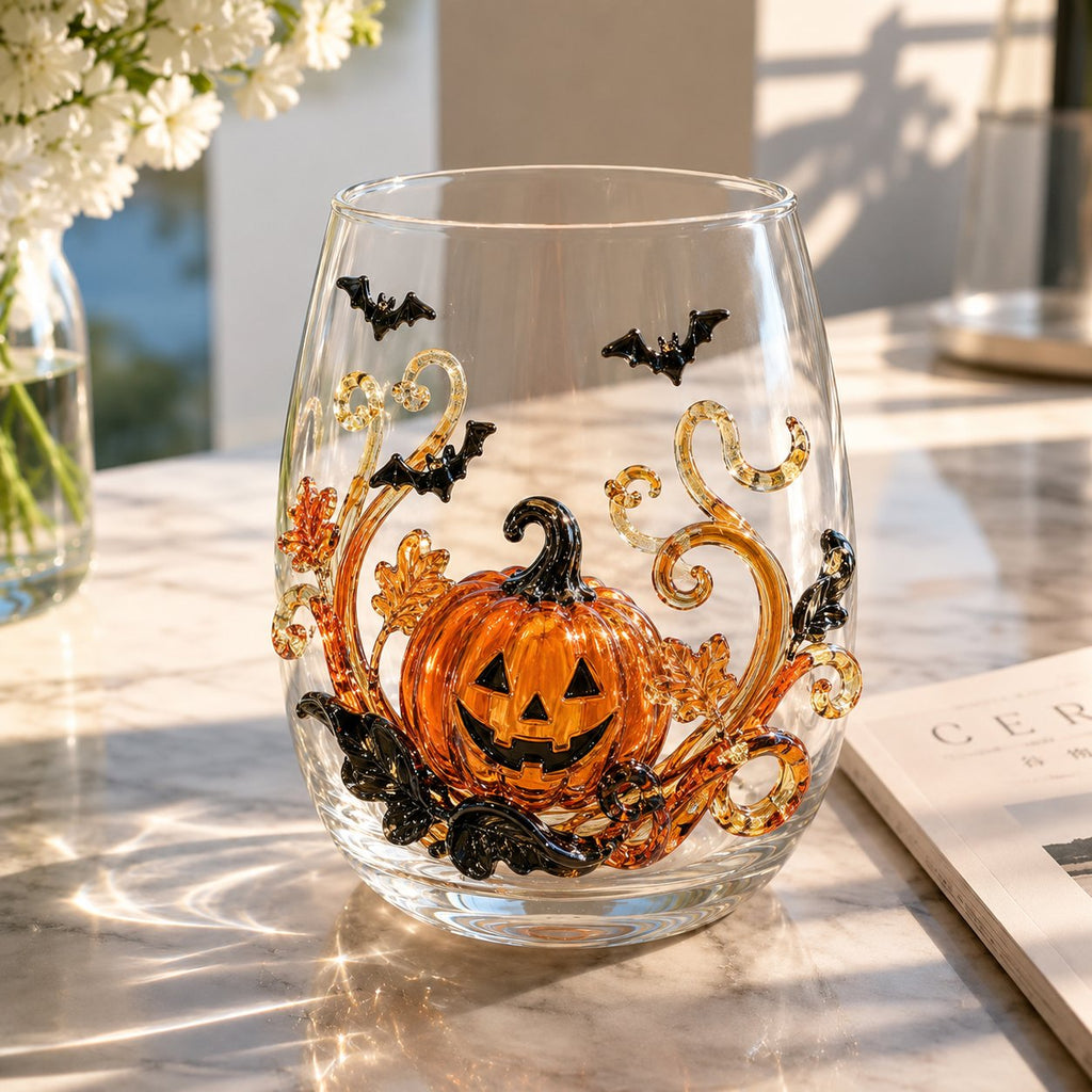 3D Halloween Glassware Collection | Spooky Designs, Festive Sips & Cozy Fall Moments