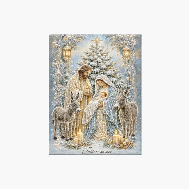 Nativity Scene Diamond Painting Kit | Jesus Christ Christmas Faith Art Decor