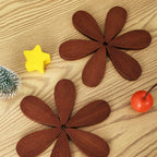 Christmas Tree-Shaped Trivet & Coaster Set