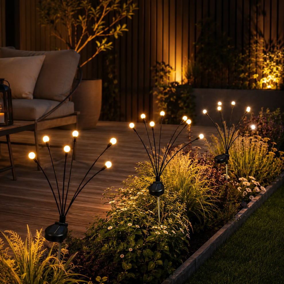 💥BUY 1 GET 1 FREE (2 PCS)🔥 Solar Firefly Garden Stake Lights
