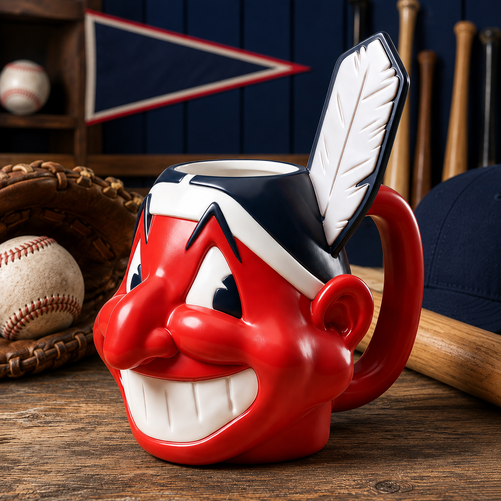 Let's Go Tribe! 125th Anniversary Chief Wahoo Mug