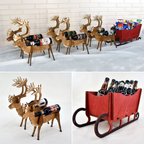 🦌🛷Deer And Sleigh Beer Holder - Perfect Christmas Gift