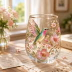 🌸Limited Edition 2026 Hummingbird Morning Bliss Glass Tea Cup☕