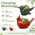 Ceramic Bird Succulent Planter
