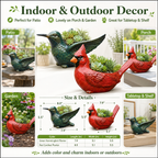 Ceramic Bird Succulent Planter