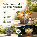 Solar Dragonfly Garden Light Decor