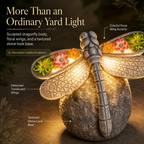 Solar Dragonfly Garden Light Decor