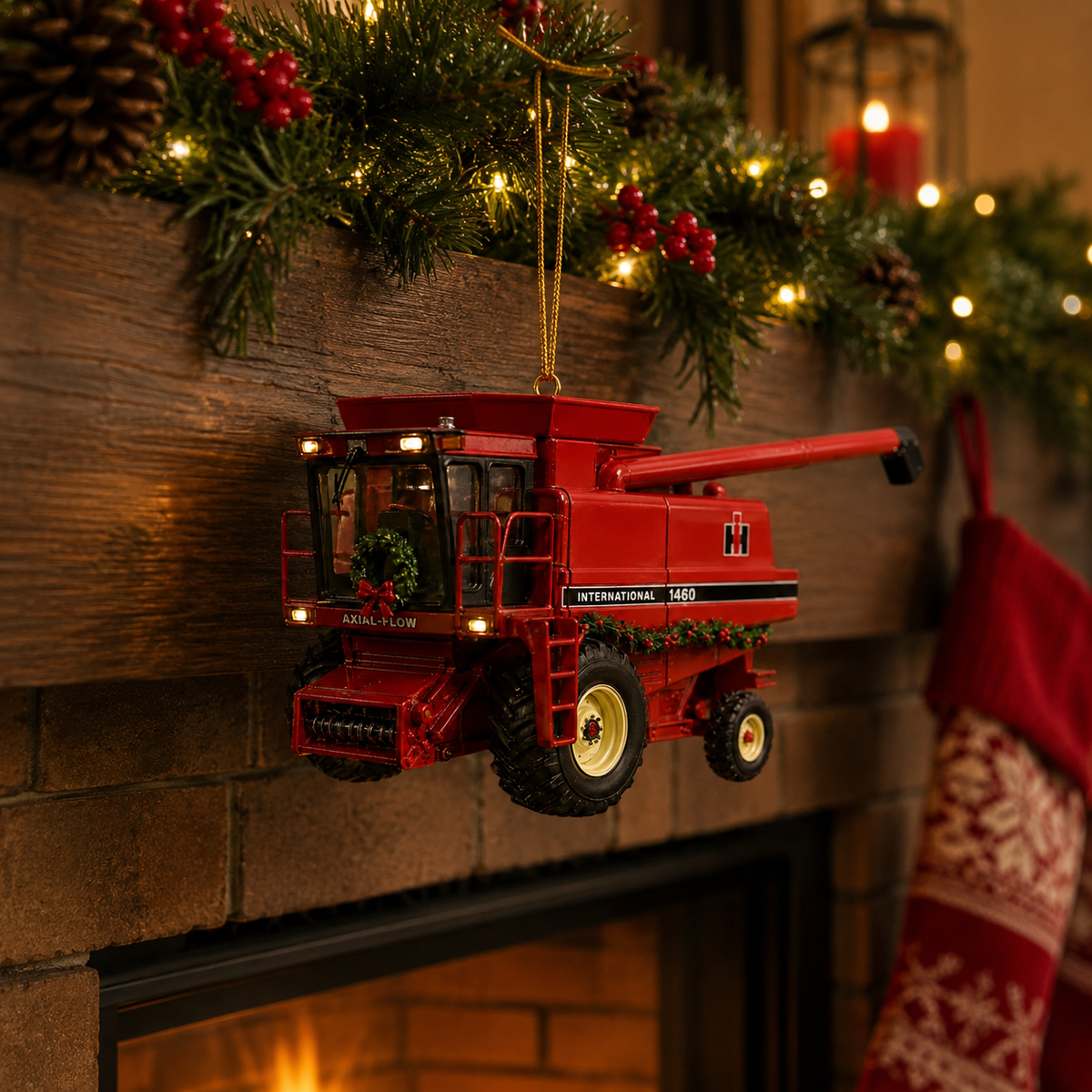 International Harvester Axial-Flow 1460 Harvest Legend Commemorative Ornament