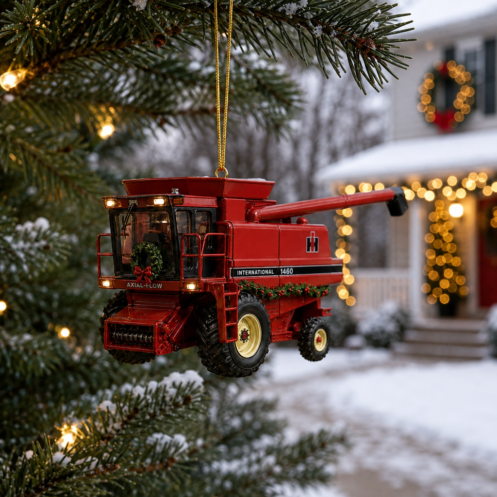 International Harvester Axial-Flow 1460 Harvest Legend Commemorative Ornament