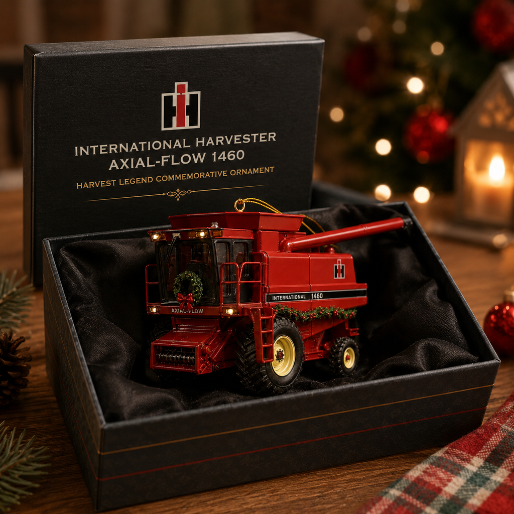 International Harvester Axial-Flow 1460 Harvest Legend Commemorative Ornament