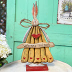 Easter Rustic Vintage Style Bunny Decoration