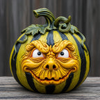 Halloween Pumpkin Expression Ornaments